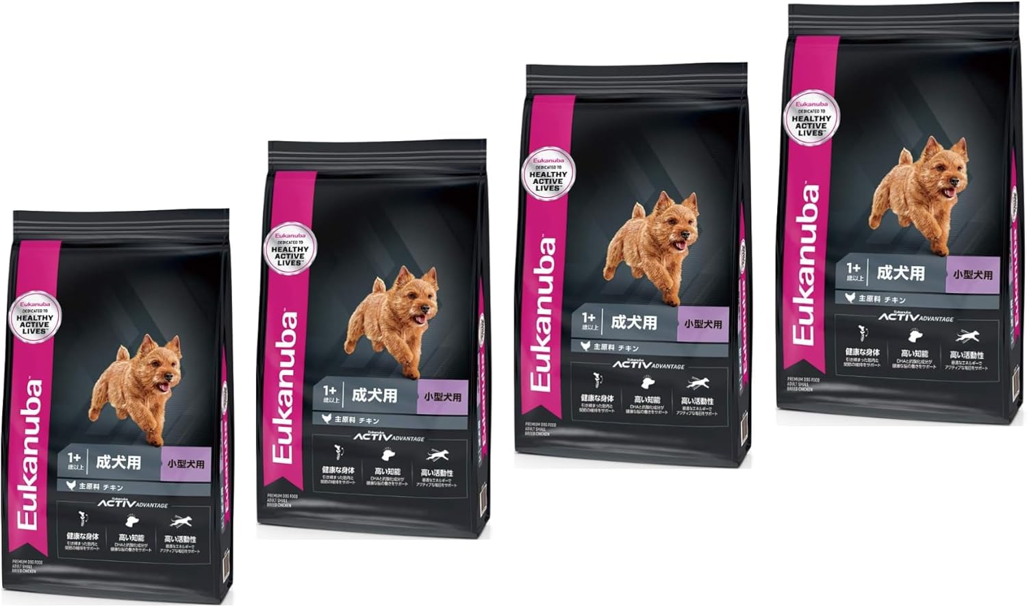 ユーカヌバ 成犬用 小型犬用 1歳以上 2.7㎏ × 3 ユーカヌバ スモール